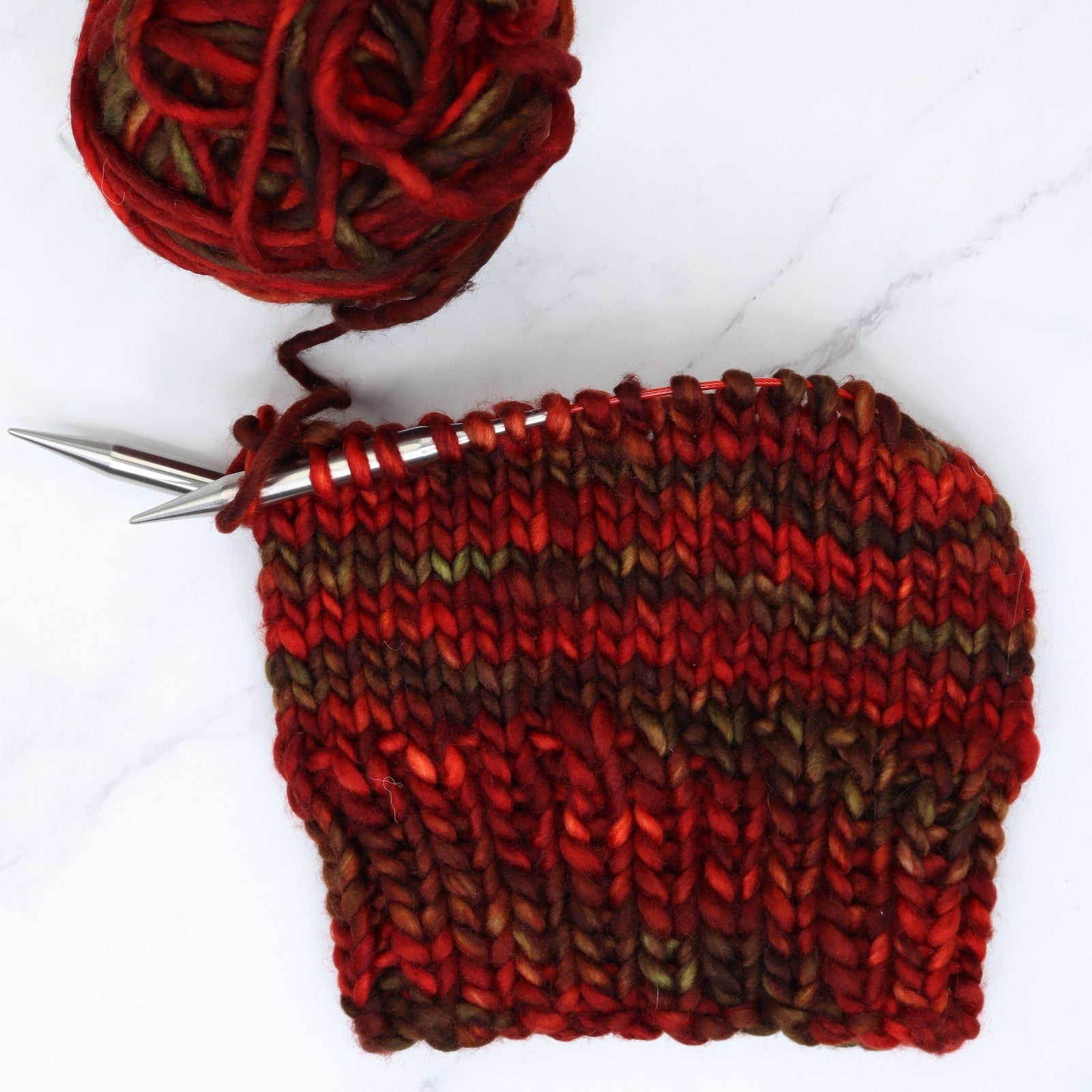 Fiori Grande – 14ply+ weight merino yarn – view 3
