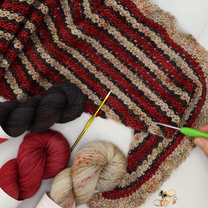 Fabulous Sock Three Colour Sets – 4ply weight merino, nylon yarn – view 3