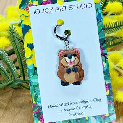 Jo Joz Art Studio Australian Animals Stitch Markers – Quokka