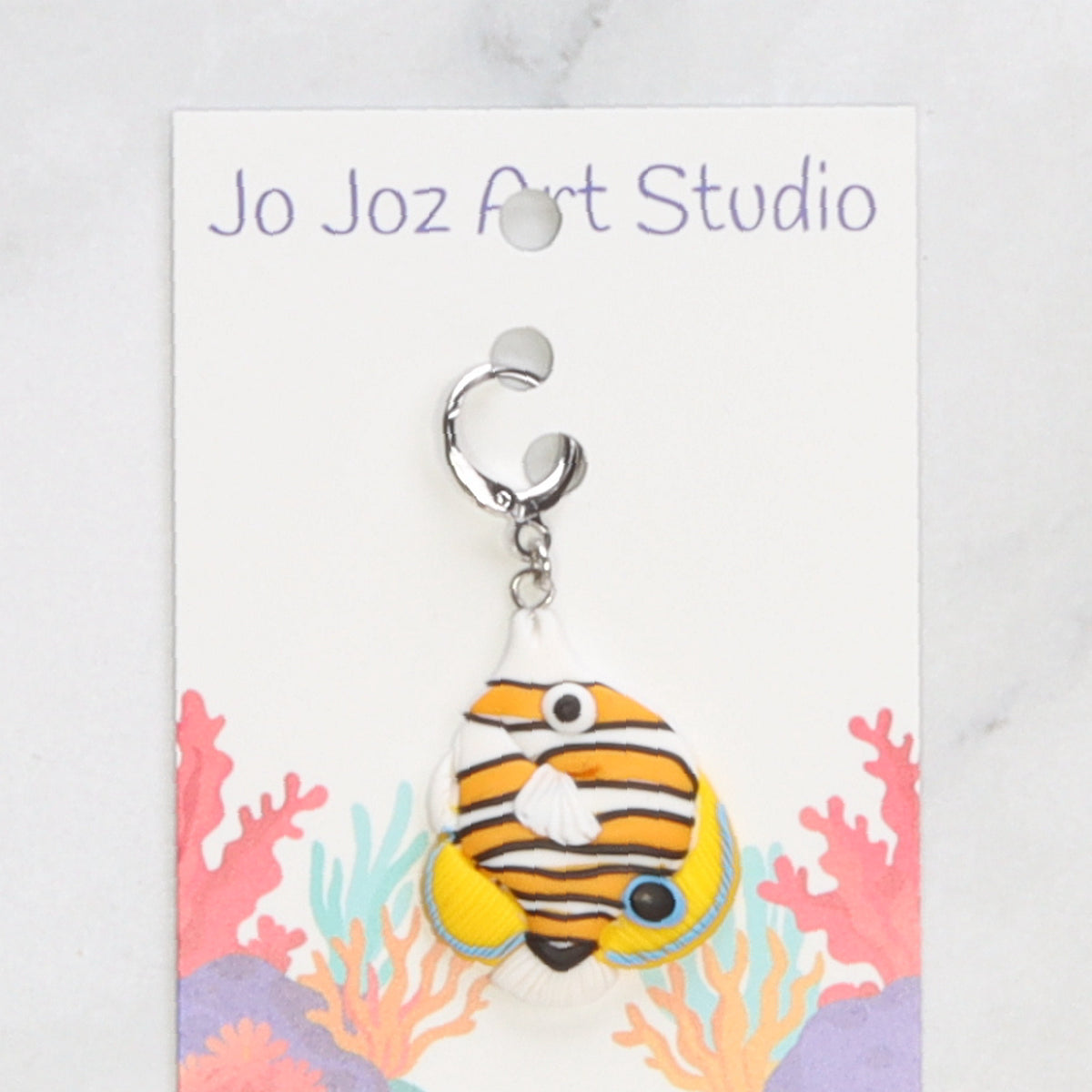 Jo Joz Art Studio Marine Life Stitch Markers – Butterfly Fish