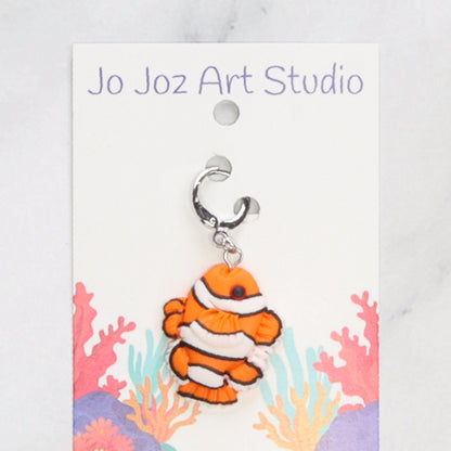 Jo Joz Art Studio Marine Life Stitch Markers – Clown Fish (Nemo)