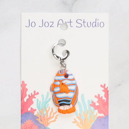 Jo Joz Art Studio Marine Life Stitch Markers – Harlequin Tusk Fish