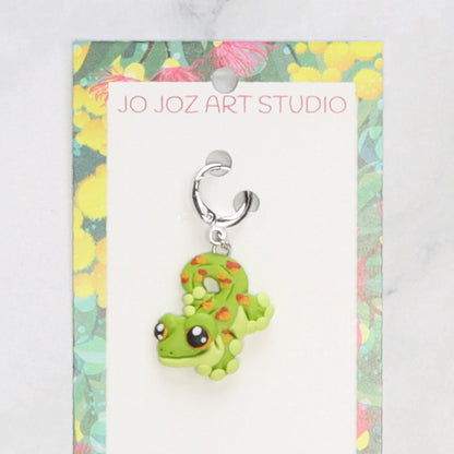 Jo Joz Art Studio Reptiles Stitch Markers – Gecko