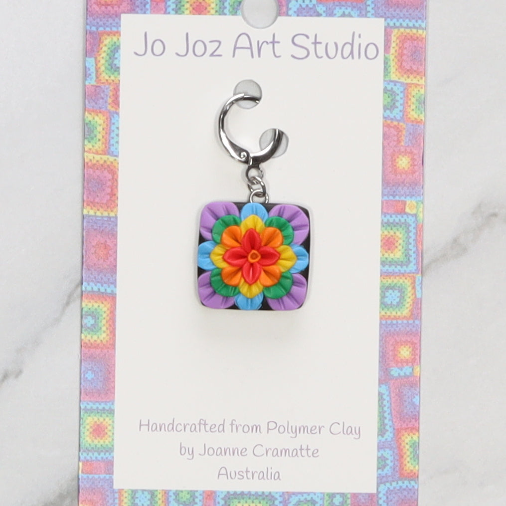 Jo Joz Art Studio Granny Square Bright Stitch Markers – view 5