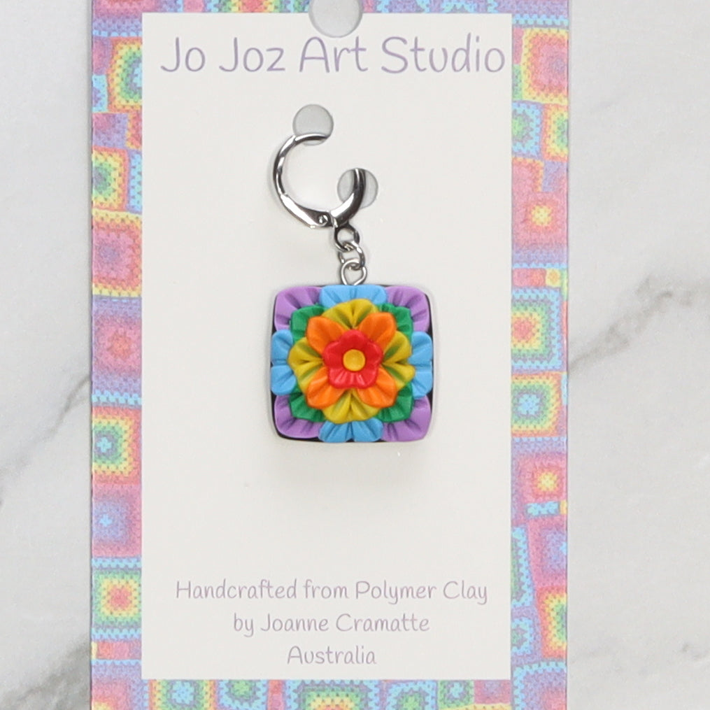 Jo Joz Art Studio Granny Square Bright Stitch Markers – view 6