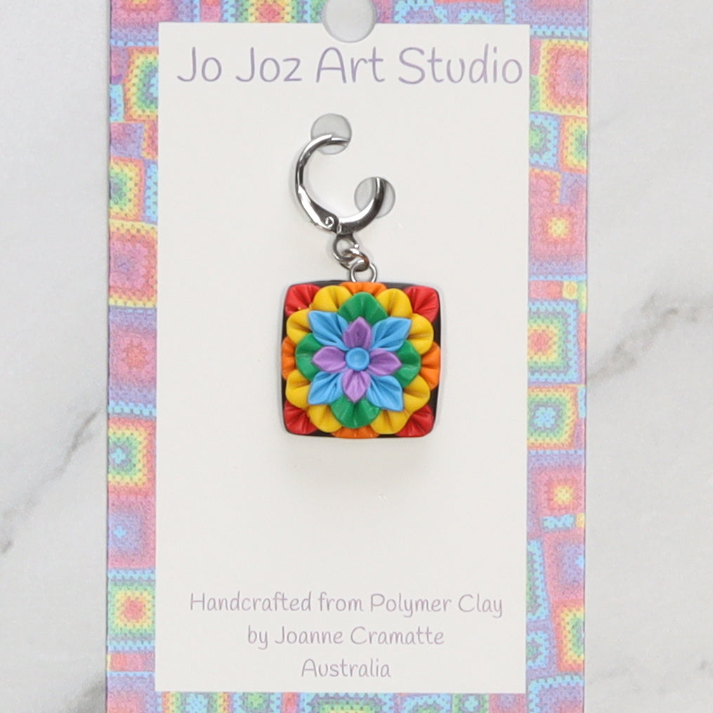 Jo Joz Art Studio Granny Square Bright Stitch Markers – view 7