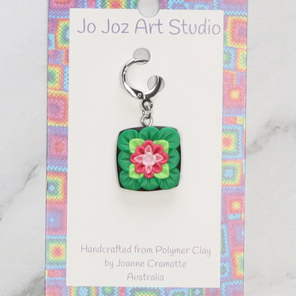 Jo Joz Art Studio Granny Square Pink/Green Stitch Markers – view 8