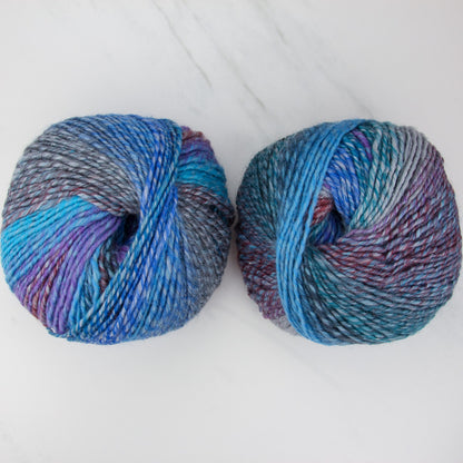 Katia Azteca in colourway Blue Purple Multi – 10ply weight wool, acrylic yarn