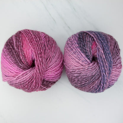 Katia Azteca in colourway Pink Grey Multi – 10ply weight wool, acrylic yarn