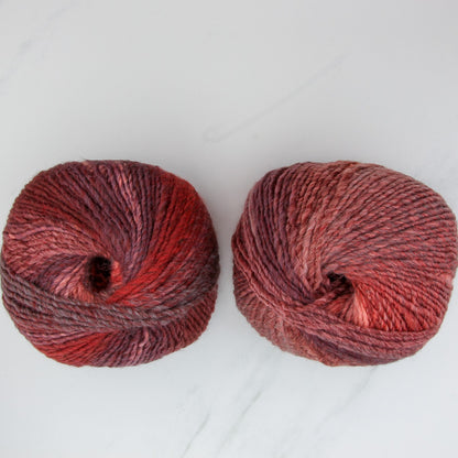 Katia Azteca in colourway Rose & Maroon – 10ply weight wool, acrylic yarn