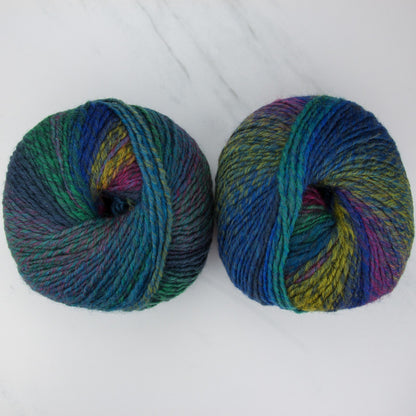 Katia Azteca in colourway Green Multi – 10ply weight wool, acrylic yarn