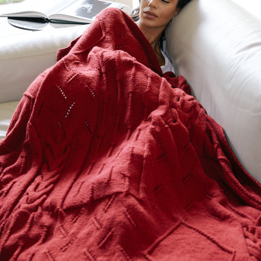 Texyarns Kensington 853 Blanket Pattern by Texyarns