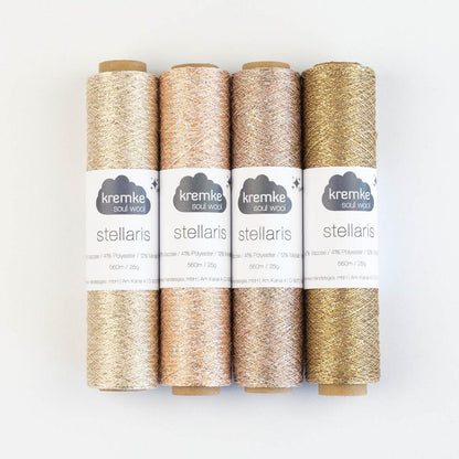 Kremke Soul Wool Stellaris – 2ply weight viscose, polyester, metallic fibre yarn – view 4