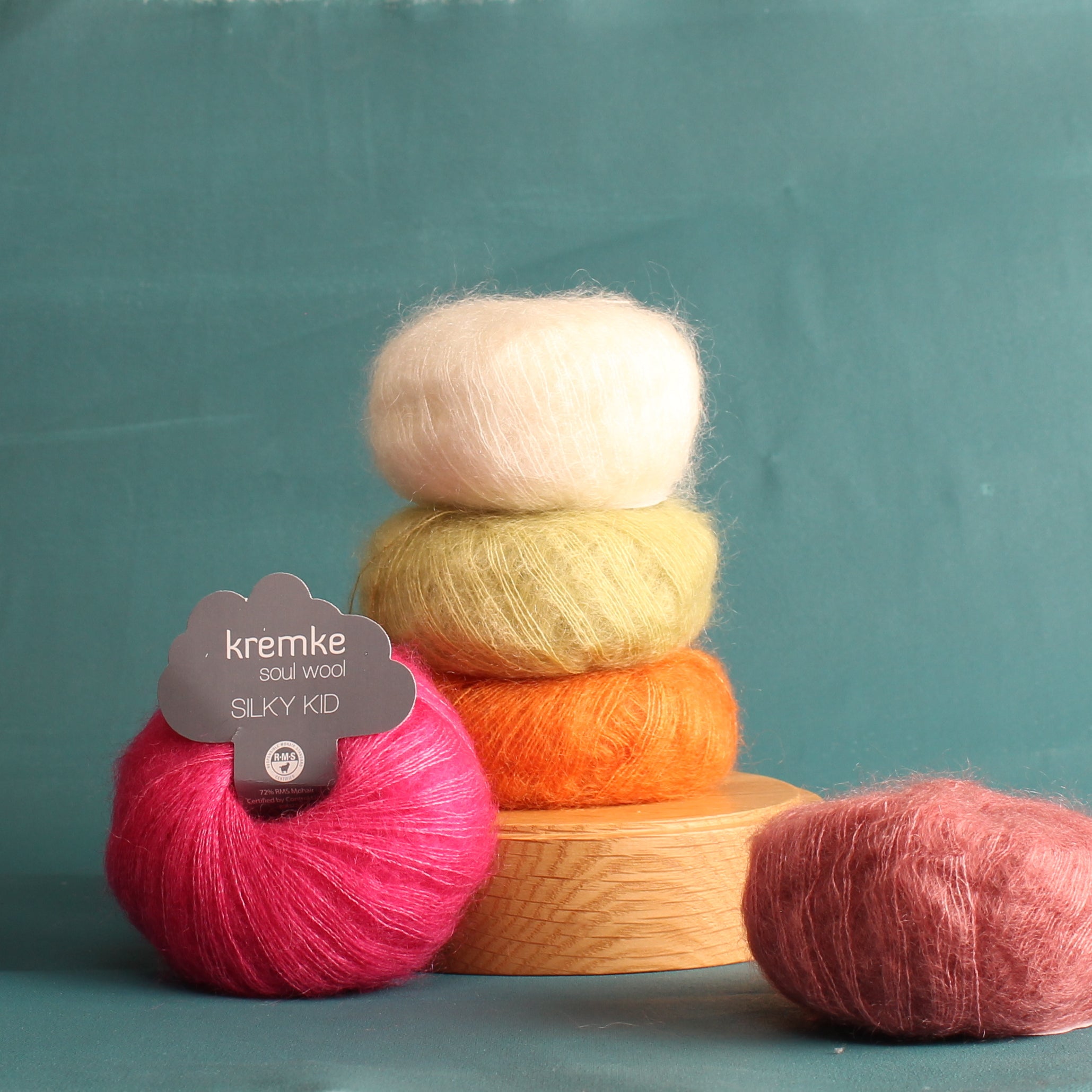 Kremke Soul Wool Silky Kid – 2ply weight mohair, silk yarn