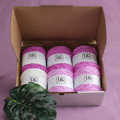 Life in Loops Gradient Yarn Box 8ply – 8ply weight cotton yarn
