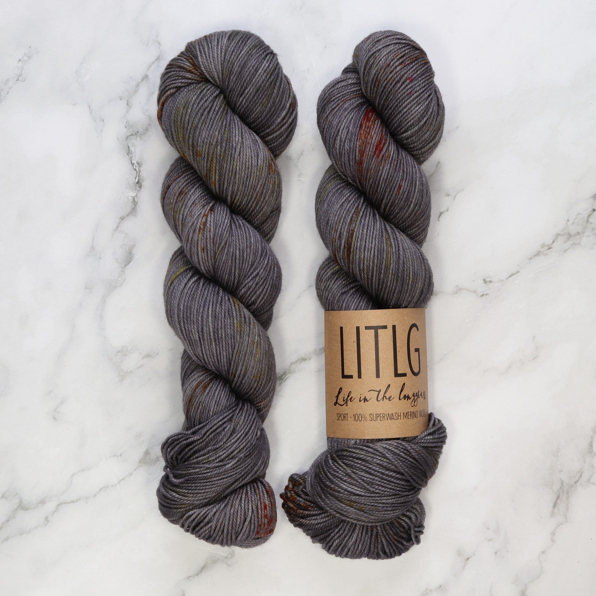 Life in the Long Grass Sport Merino in colourway Corrode – 5ply weight merino yarn