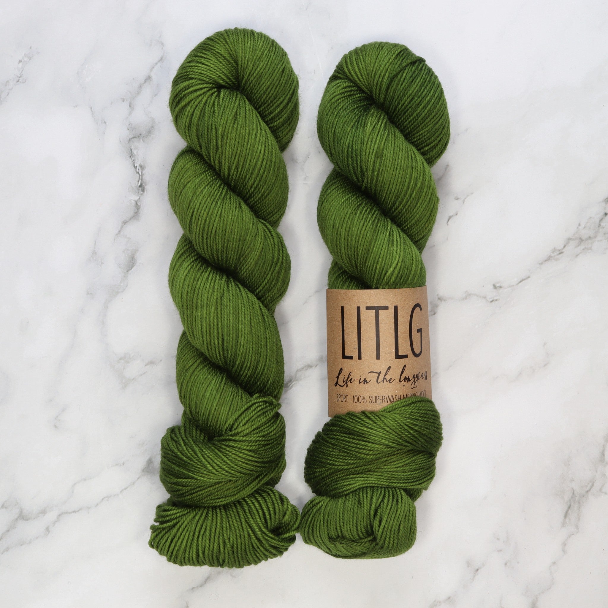 Life in the Long Grass Sport Merino in colourway Heathstar – 5ply weight merino yarn