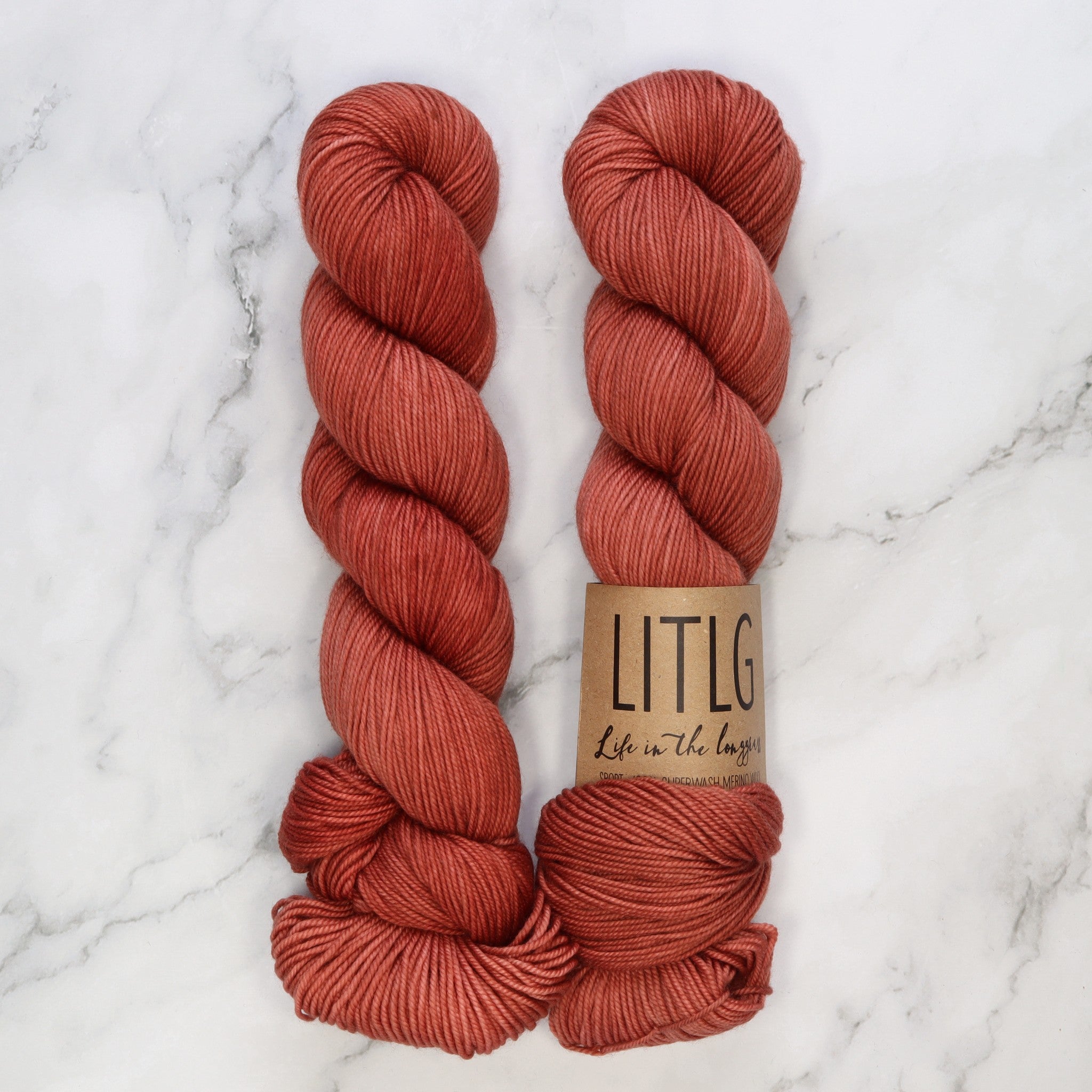 Life in the Long Grass Sport Merino in colourway Lounge – 5ply weight merino yarn
