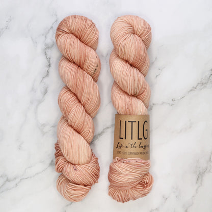 Life in the Long Grass Sport Merino in colourway Noon – 5ply weight merino yarn