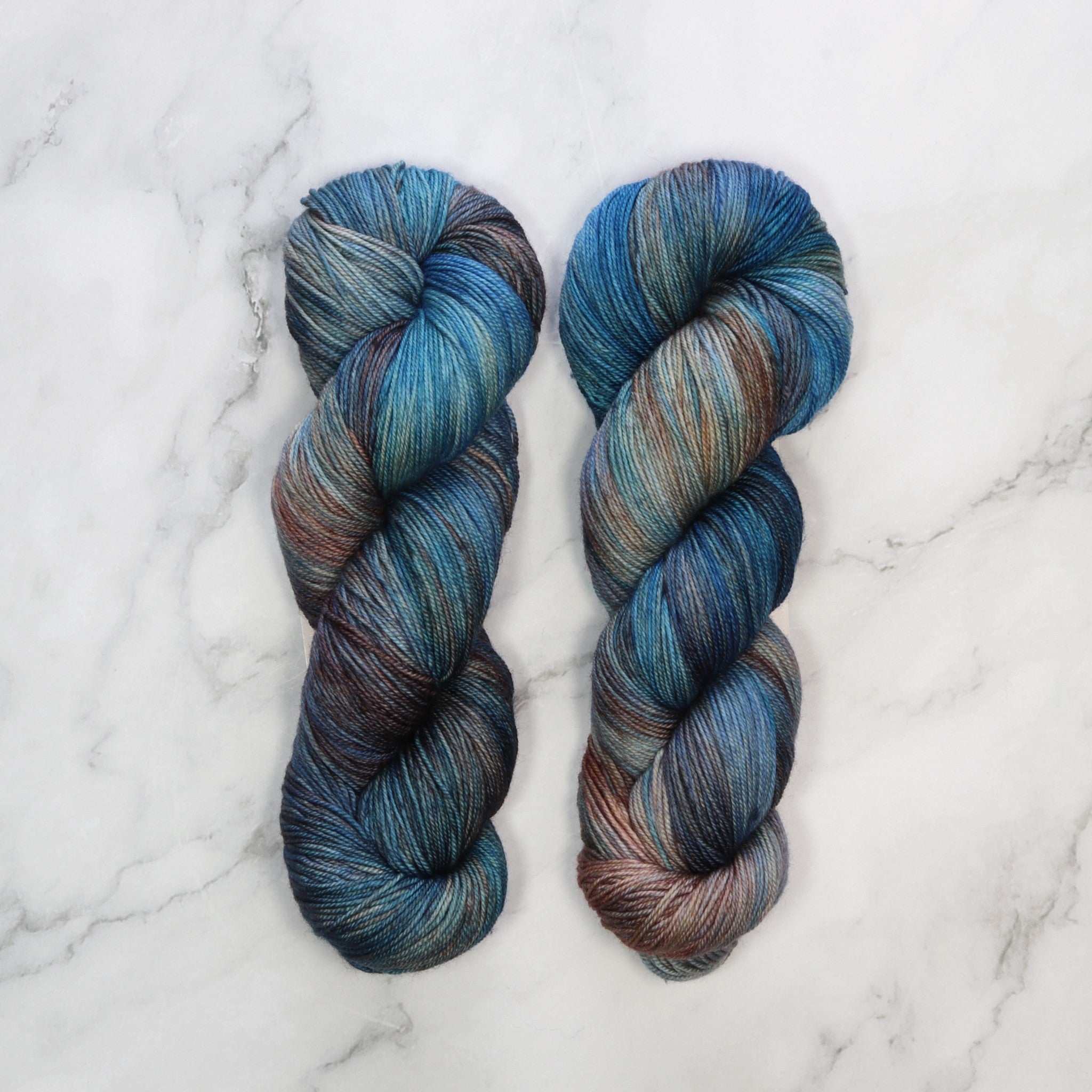 Malabrigo Sock in colourway Fluidez – 4ply weight merino yarn