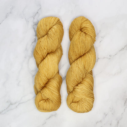 Malabrigo Sock in colourway Ochre – 4ply weight merino yarn
