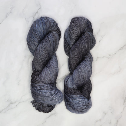 Malabrigo Sock in colourway Cirrus Gray – 4ply weight merino yarn