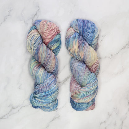 Malabrigo Ultimate Sock in colourway Arapey – 4ply weight merino, nylon yarn