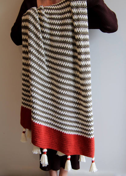 Boho Stripes Blanket crochet kit – view 5