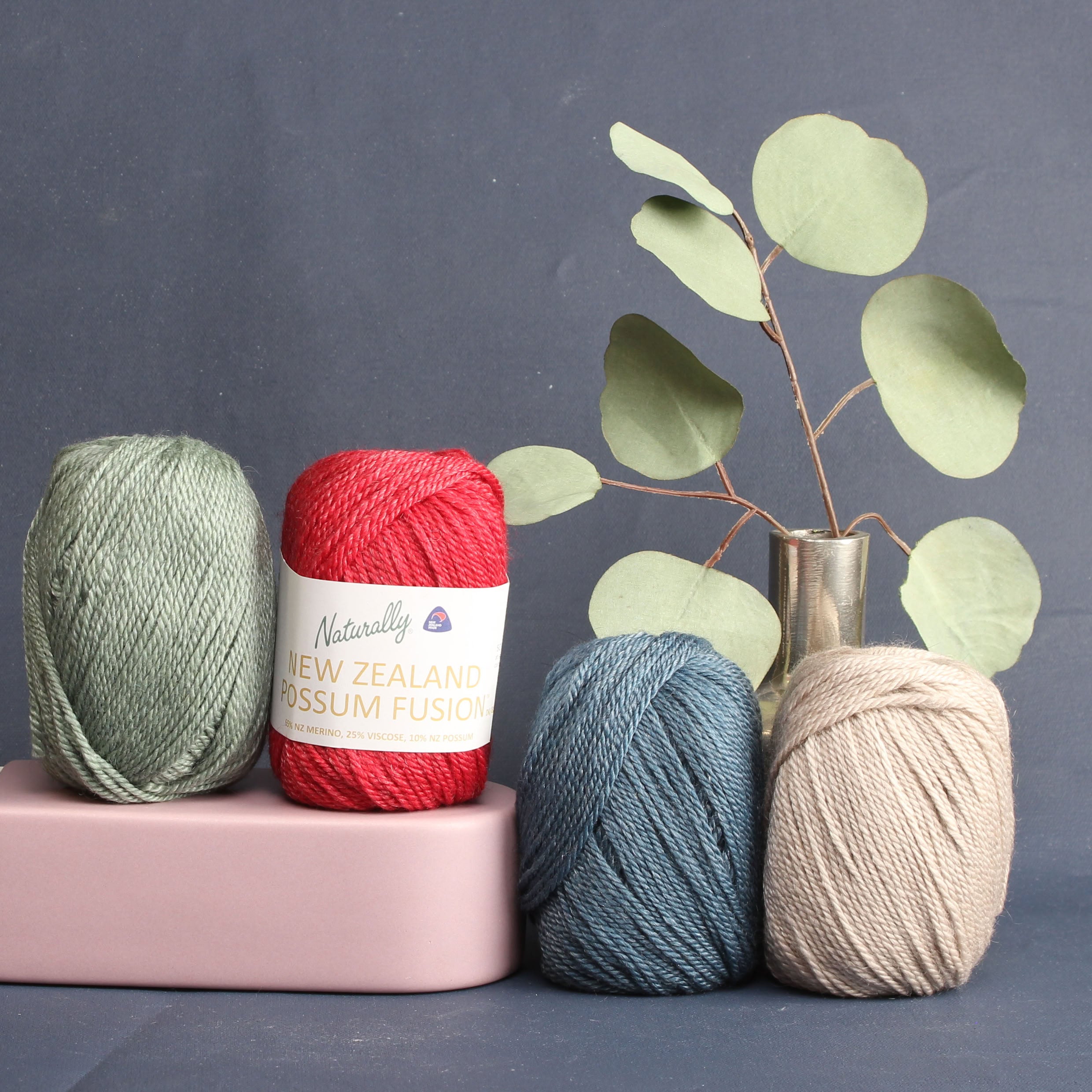 Naturally Yarns New Zealand Possum Fusion DK – 8ply weight merino, viscose, possum yarn
