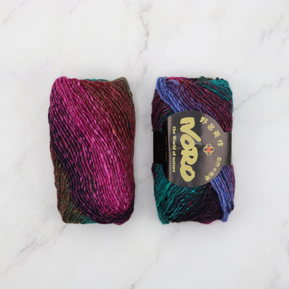 Noro Silk Garden in colourway Kameyama – 10ply weight silk, mohair, wool yarn