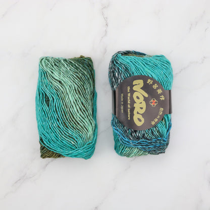 Noro Silk Garden in colourway Omura – 10ply weight silk, mohair, wool yarn