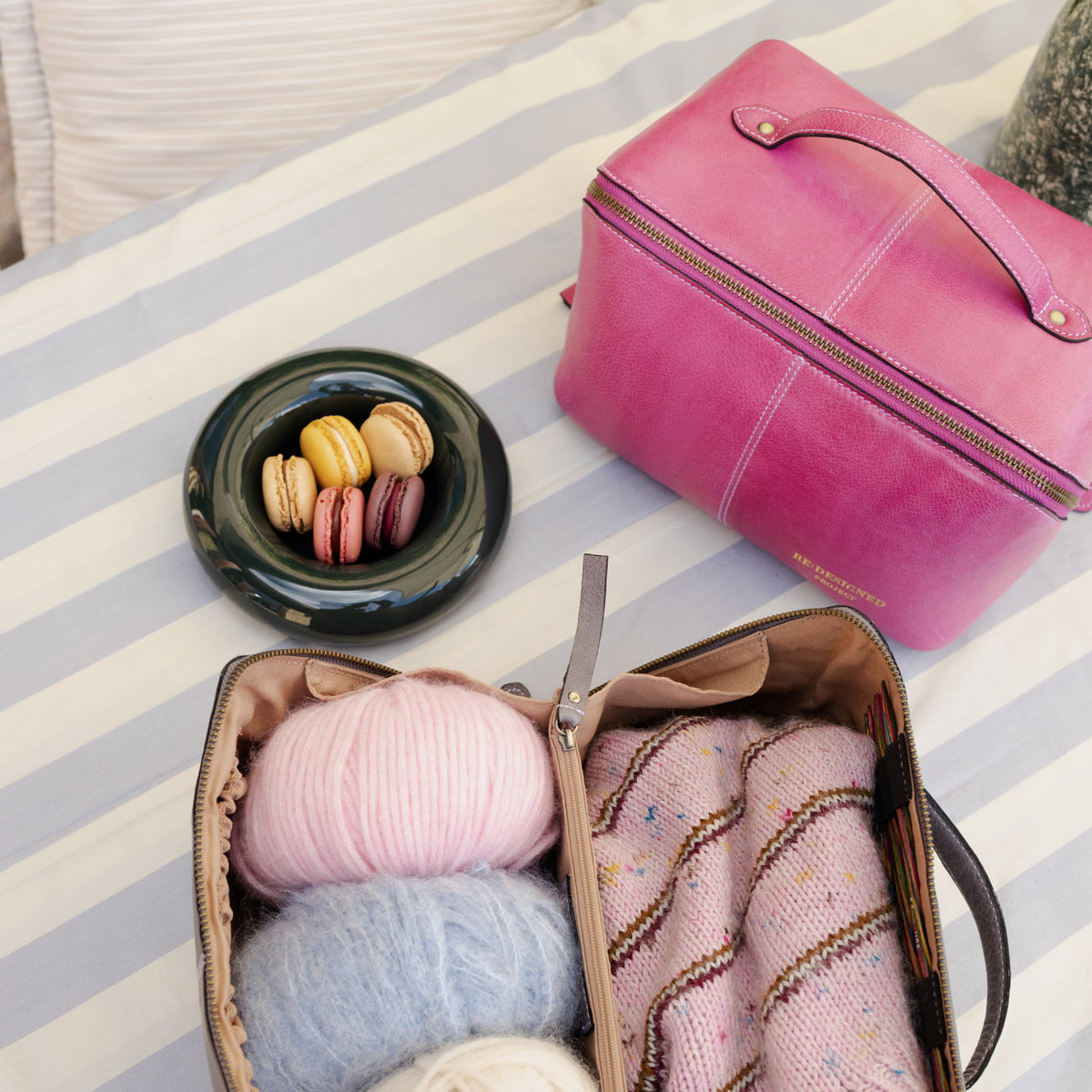Re:Designed Project 10 Large Organiser – Pop Pink and Grey