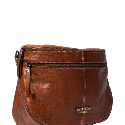 Project 139 Yarn Feed Crossbody Bag — Re:Designed — Walnut