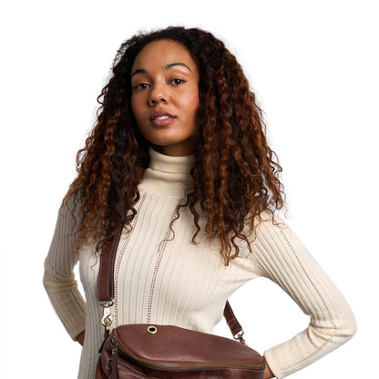 Project 139 Yarn Feed Crossbody Bag — Re:Designed — Woodsmoke