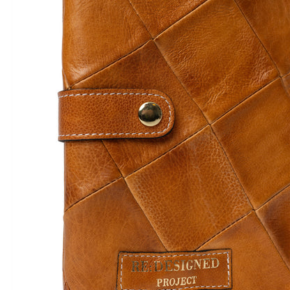 Project 22 Quilted Circular Needle Case — Re:Designed — Burned Tan/Gold