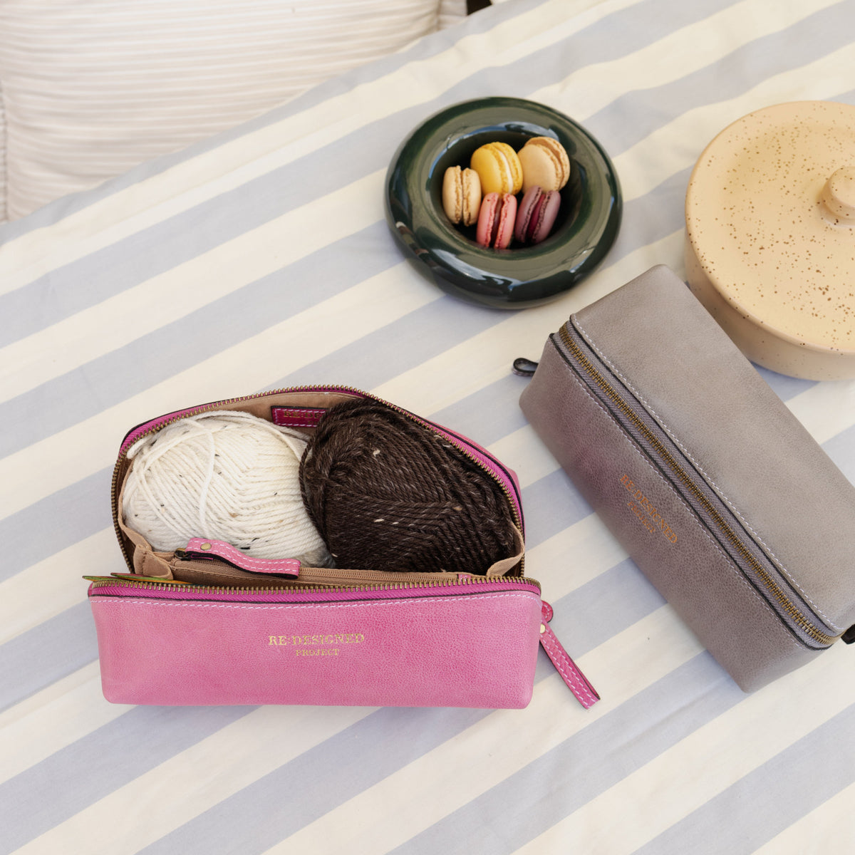 Re:Designed Project 41 Mini Organiser – Grey and Pop Pink