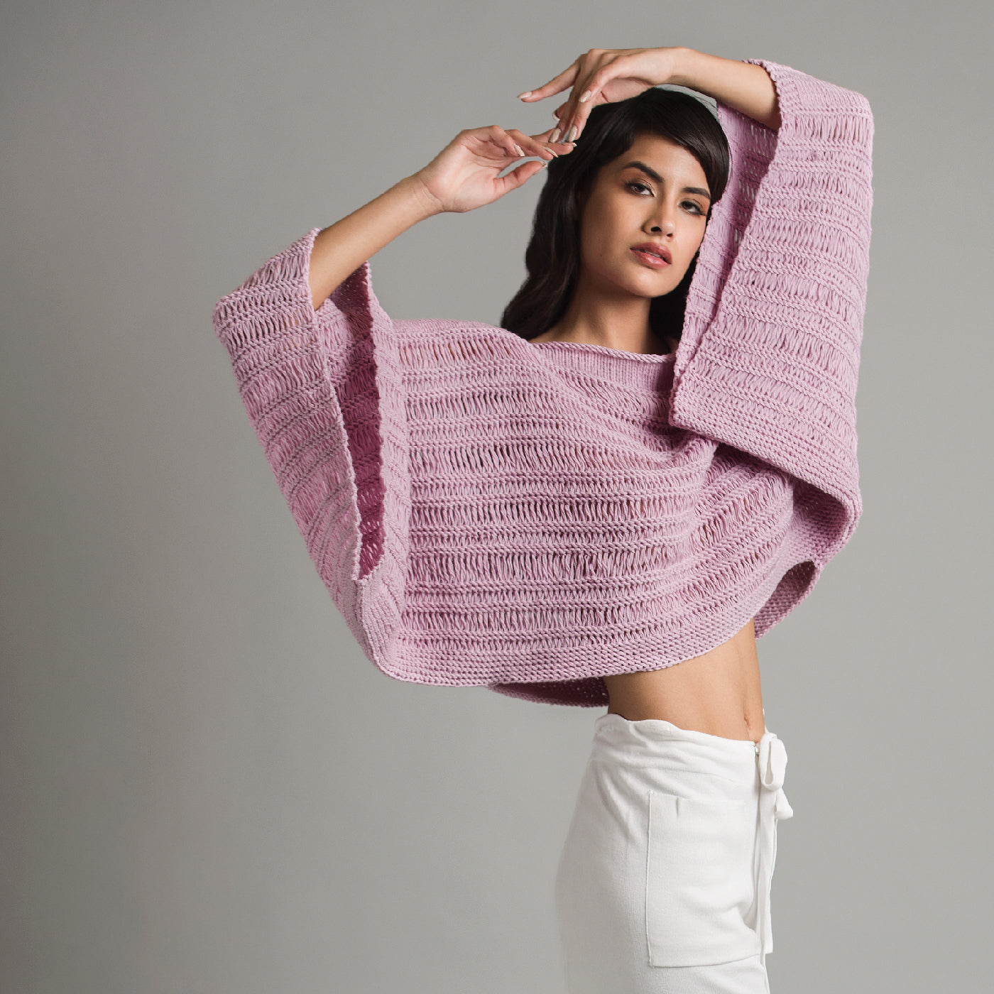 Aitana Boho Top in Chaski 4ply Pattern by Amano