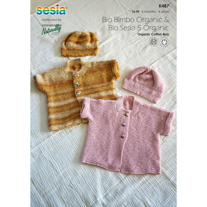 K487 Child's Vest & Hat – the pattern leaflet