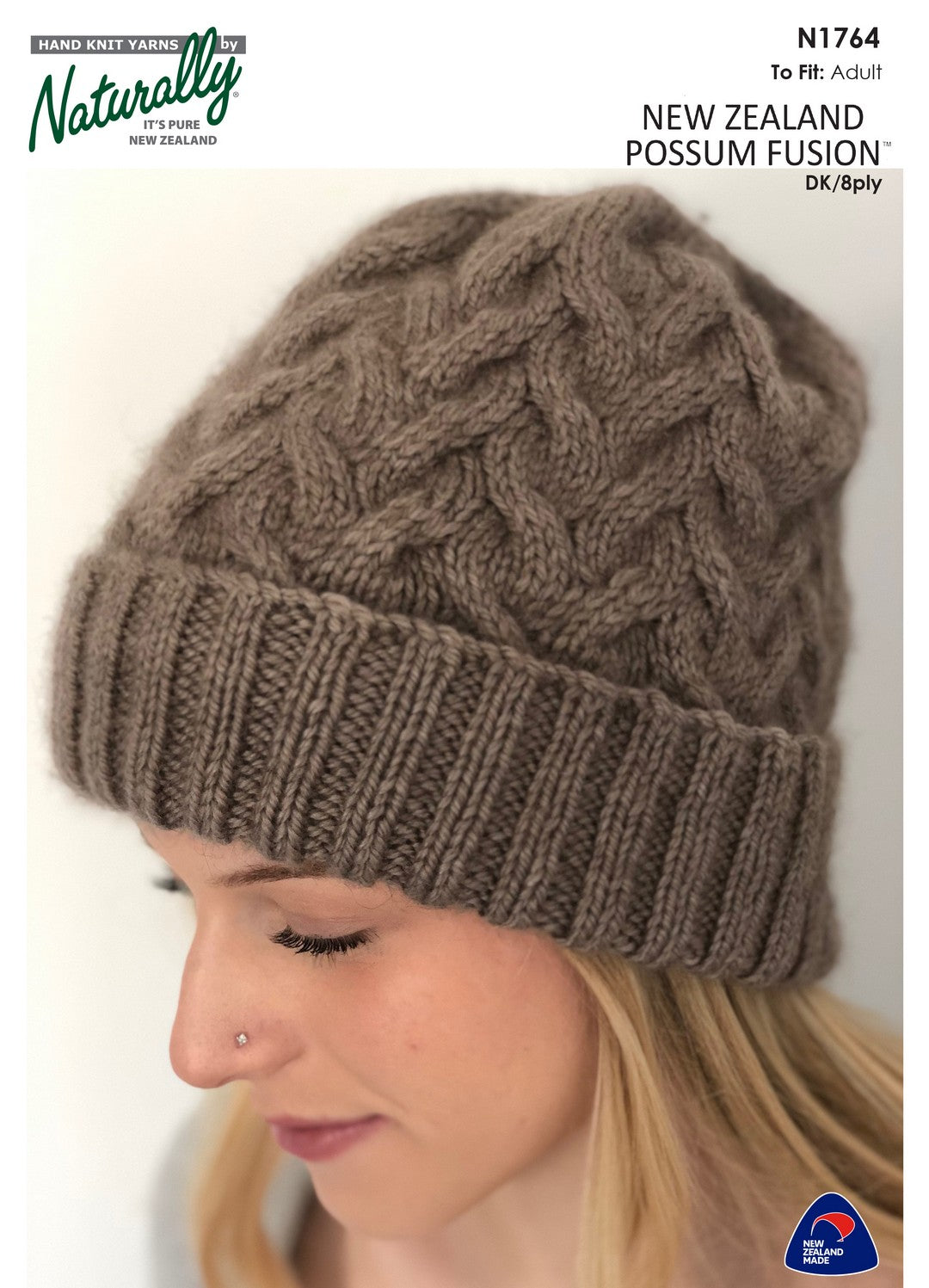 Cable Beanie Kit in NZ Possum Fusion