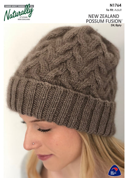 Cable Beanie Kit in NZ Possum Fusion