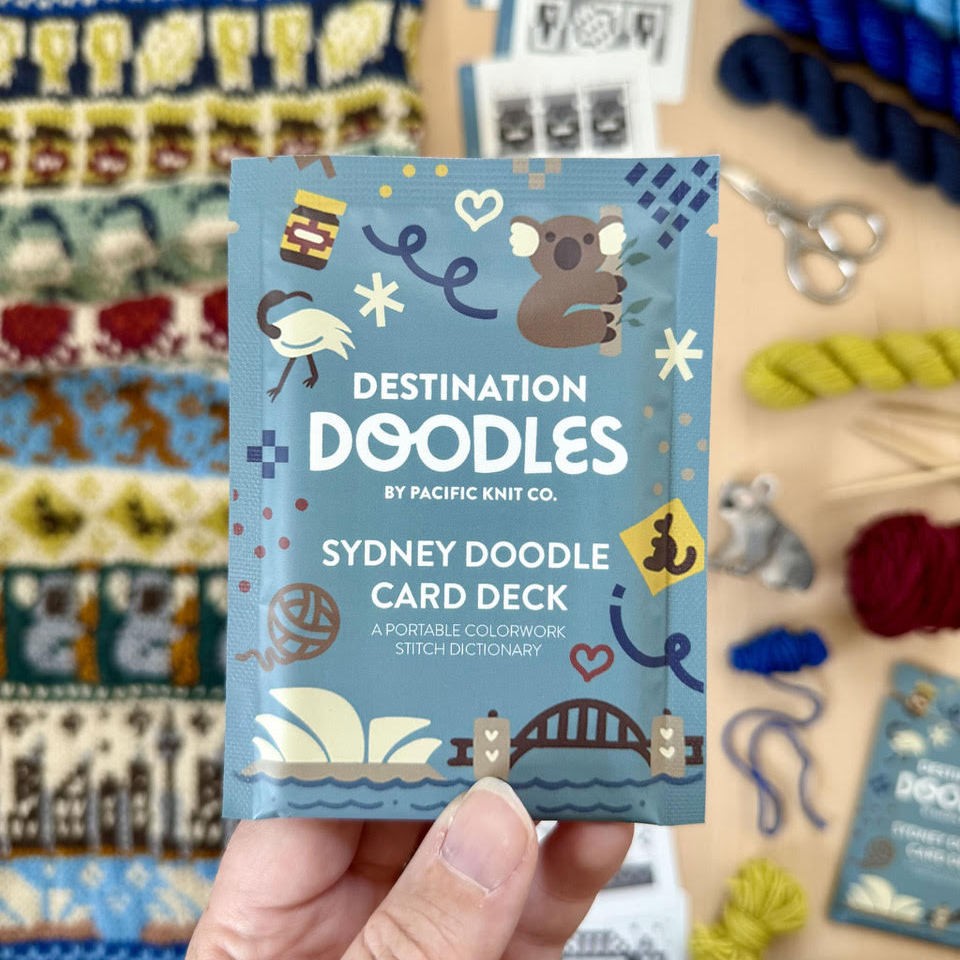 Doodle Card Deck - Sydney Destination – knitting pattern book