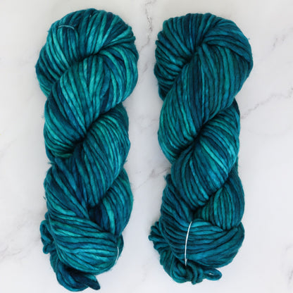 Autumn Scarf kit, colourway Tempo Teal
