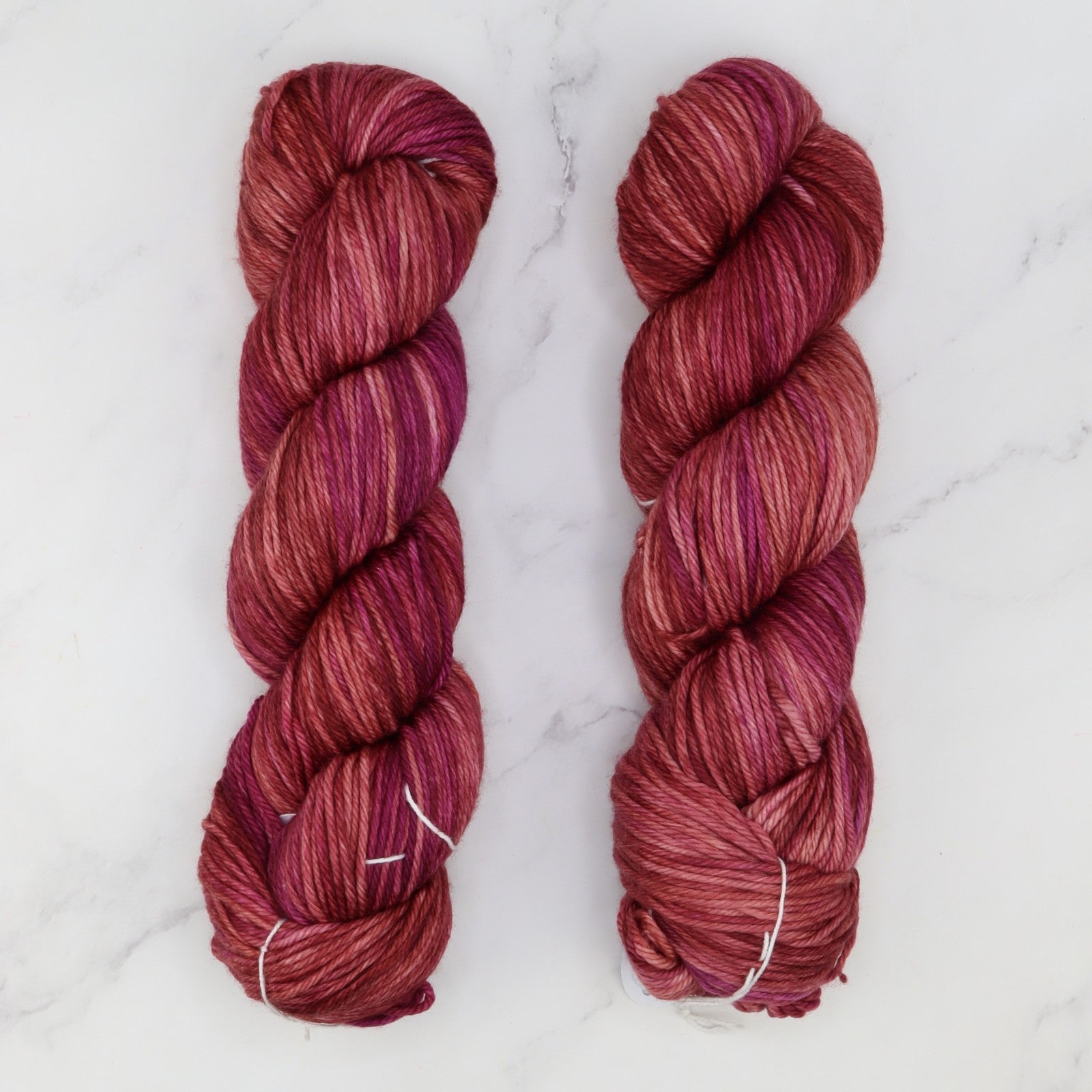 Boneyard Shawl kit in Fiori DK, colourway Crushed Cherry