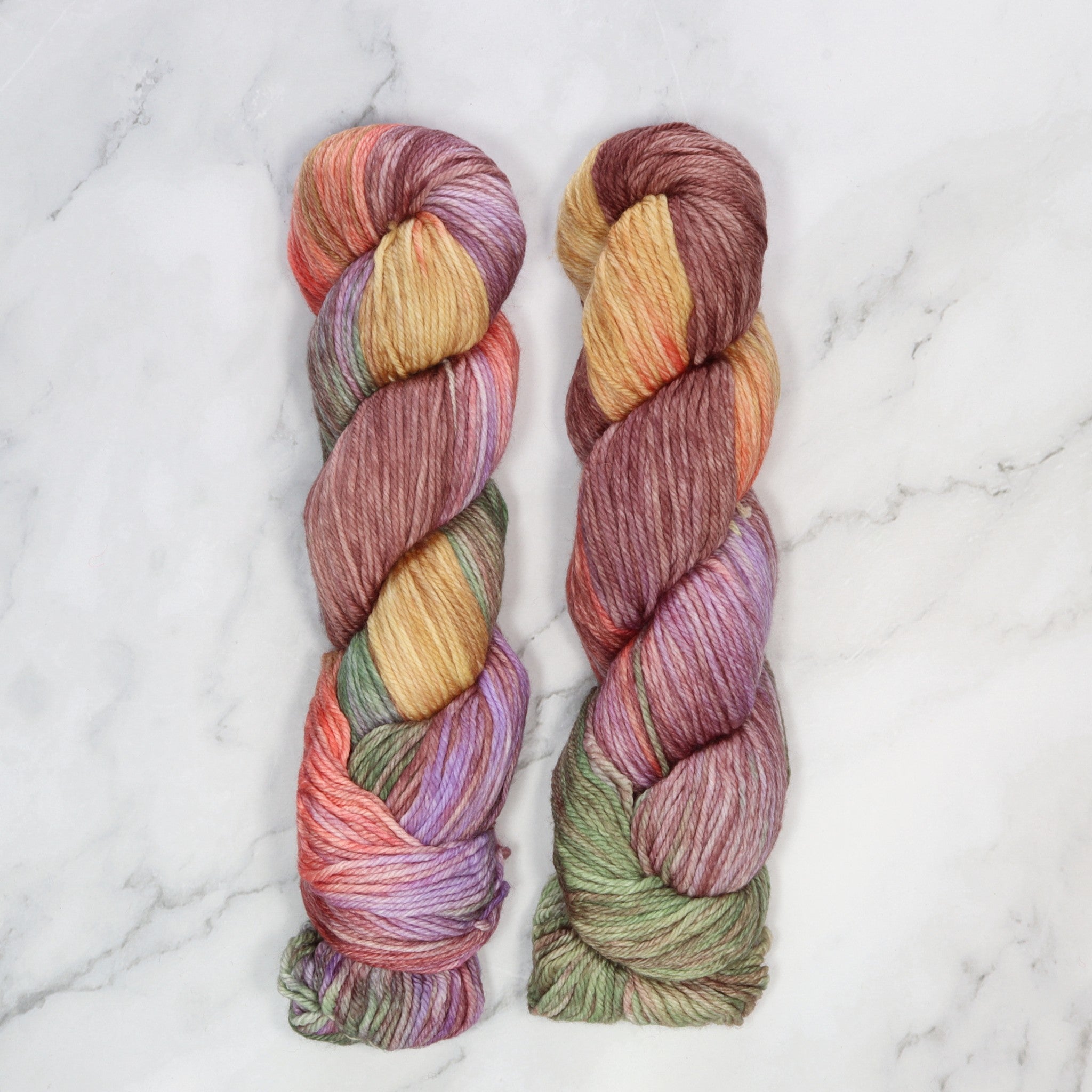Boneyard Shawl kit in Fiori DK, colourway Rainbow Dust