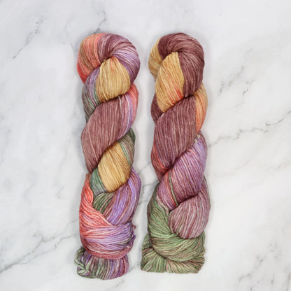 Boneyard Shawl kit in Fiori DK, colourway Rainbow Dust
