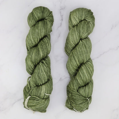 Boneyard Shawl kit in Fiori DK, colourway Sage