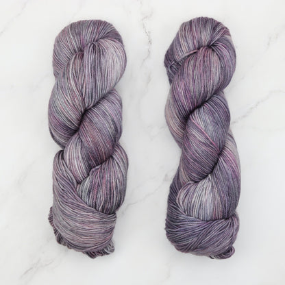 Prestige Yarns Fiori Sock in colourway Hellebore – 4ply weight merino, nylon yarn
