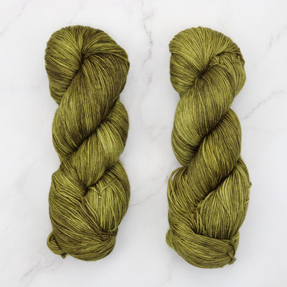 Prestige Yarns Fiori Sock in colourway Moss – 4ply weight merino, nylon yarn