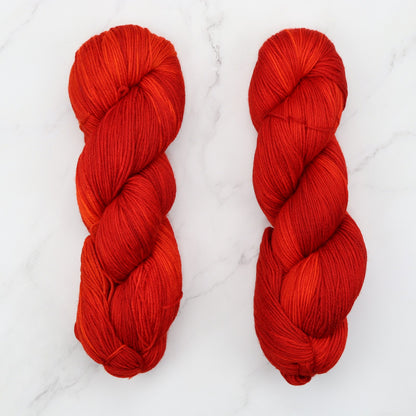 Prestige Yarns Fiori Sock in colourway Live Flames – 4ply weight merino, nylon yarn