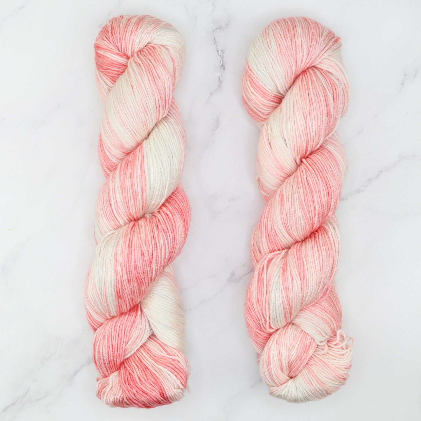 Prestige Yarns Fiori Sock in colourway Arctic Salmon – 4ply weight merino, nylon yarn